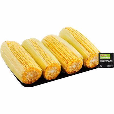 FRESHLINE SWEETCORN ON THE COB 4'S