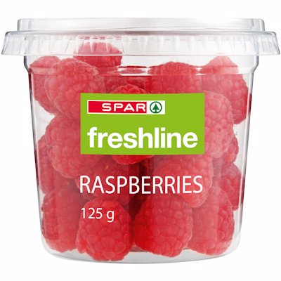 FRESHLINE RASPBERRIES 125GR