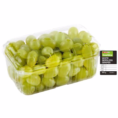 FRESHLINE GRAPES WHITE 500GR