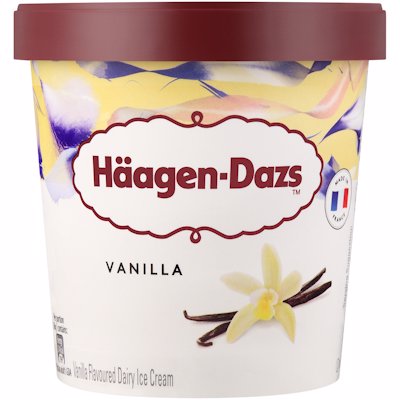 HAAGENDAZS ICE CREAM VANILLA & CREAM 460ML