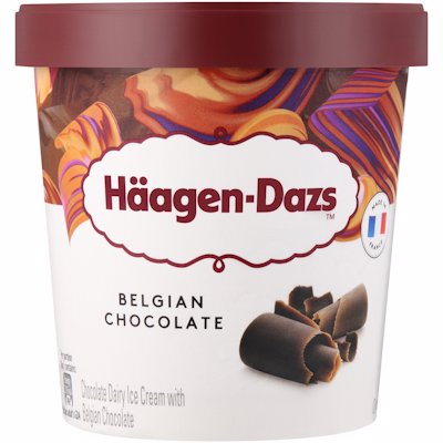 HAAGENDAZS ICE CREAM BELGIAN CHOCOLATE 460ML