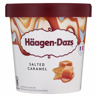 HAAGENDAZS ICE CREAM SALTED CARAMEL 460ML