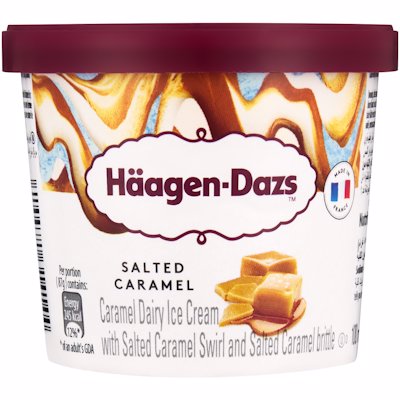 HAAGENDAZS ICE CREAM  SALT CARAMEL 100ML