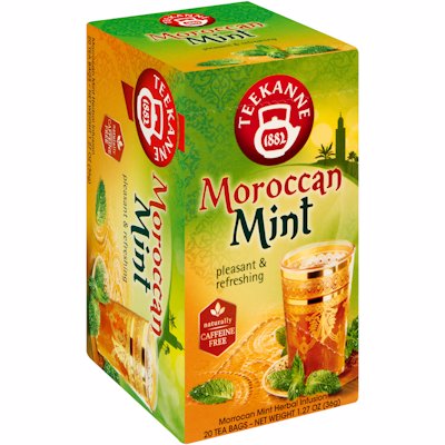 TEEKANNE MOROCCAN MINT INFUSED TEA BAGS 20'S