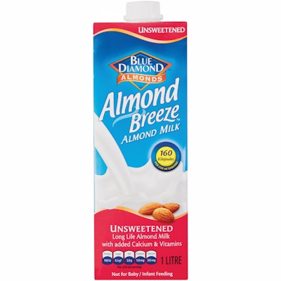 BLUE DIAMOND ALMOND BREEZE UNSWEETENED 1LT