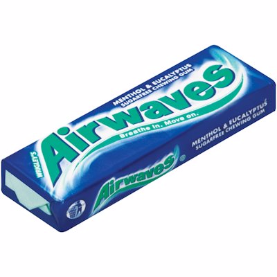 WRIGLEY AIRWAVES MENTHOL & EUCALYPTUS 14GR