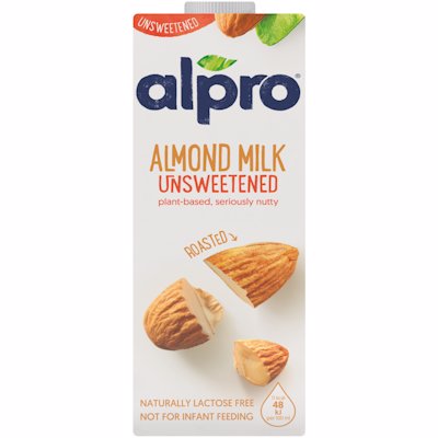 ALPRO ALMOND MILK UNSWEETENED 1LT