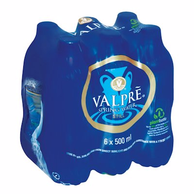 VALPRE SPRING WATER STILL 6 PACK 500ML