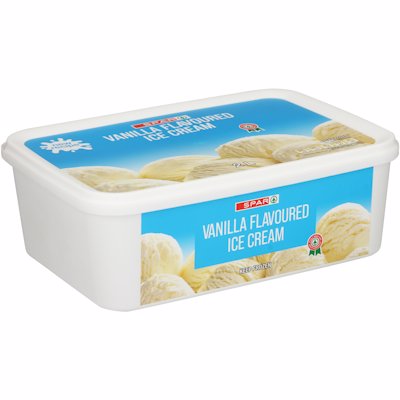 SPAR ICE CREAM VANILLA 2LT