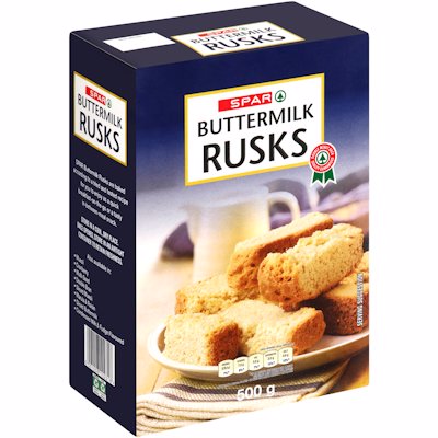 SPAR BUTTERMILK RUSKS 500GR