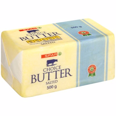 SPAR BUTTER CHOICE SALTED. 500G