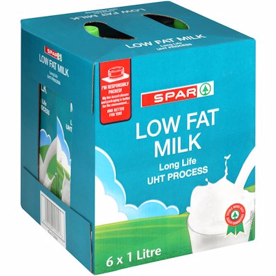 SPAR UHT 2% LOW FAT MILK 1LT