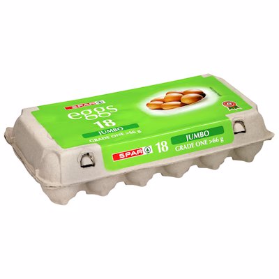 SPAR JUMBO EGGS 18'S