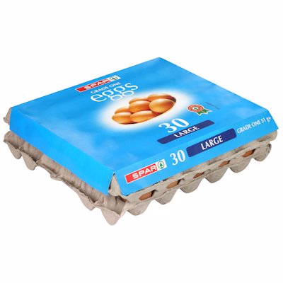 SPAR EGGS LARGE 30'S