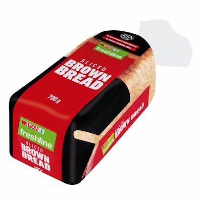 FRESHLINE SLICED BROWN BREAD 700GR