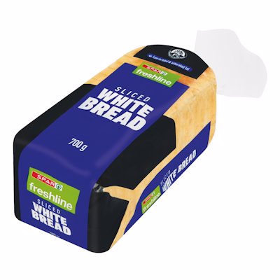 FRESHLINE SLICED WHITE BREAD 700GR