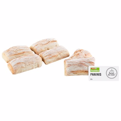 FRESHLINE PANINI ROLLS 6'S