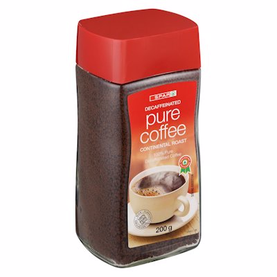 SPAR PURE COFFEE DECAF 200GR