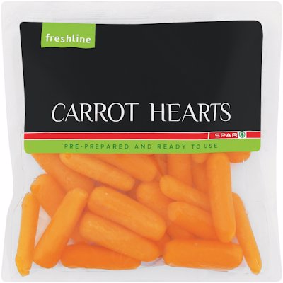 FRESHLINE CARROT HEARTS 250GR