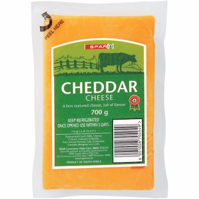 SPAR CHEESE CHEDDAR 700GR