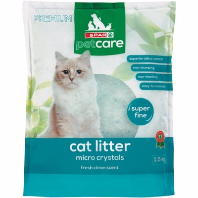 SPAR CAT LITTER MICRO CRYSTAL 1.5KG