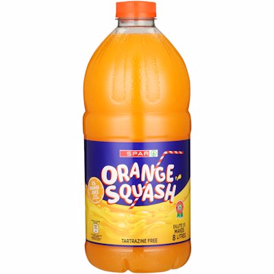 SPAR ORANGE SQUASH 2LT