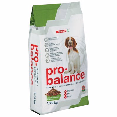 SPAR PRO-BALANCED DOG FOOD GRILLED CHICKEN 1.75K