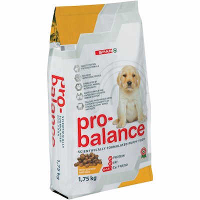 SPAR PRO-BALANCED PUPPY FOOD CHICKEN & RICE 1.75K