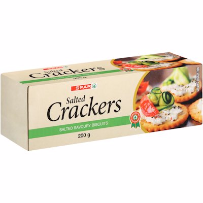 SPAR CRACKERS SALTED 200G