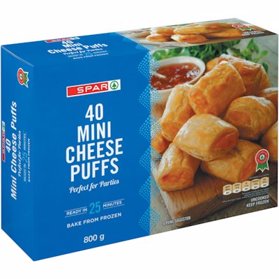 SPAR MINI CHEESE PUFFS 40'S