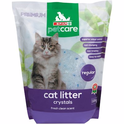 SPAR CAT LITTER CRYSTALS 1.8KG