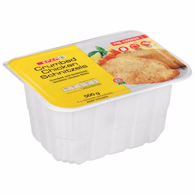 SPAR CRUMBED CHICKEN SCHNITZEL 500GR