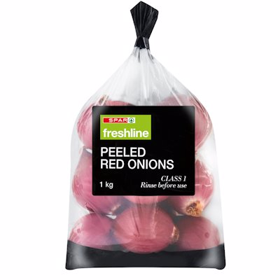 FRESHLINE ONIONS RED PEELED 1KG