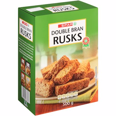 SPAR DOUBLE BRAN RUSKS 500G