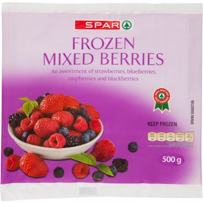 SPAR FROZEN MIXED BERRIES 350G