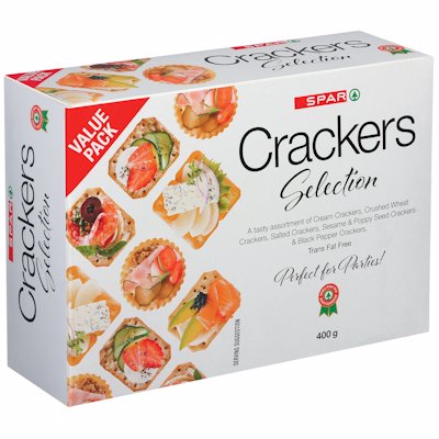 SPAR CRACKERS SELECTION 400G