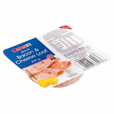 SPAR SLICED BACON & CHEESE LOAF 200GR