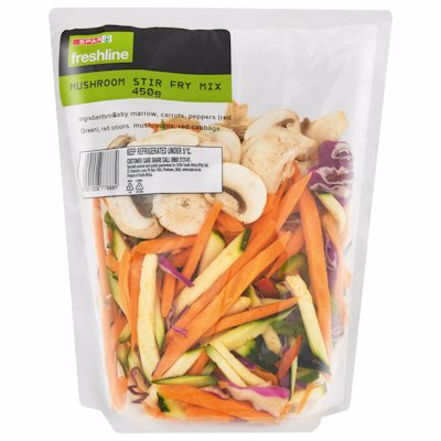 FRESHLINE MUSHROOMS STIR FRY MIX 450GR