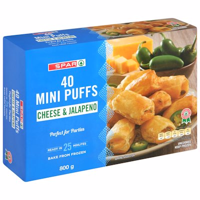 SPAR MINI PUFFS CHEESE & JALAPENO 40'S