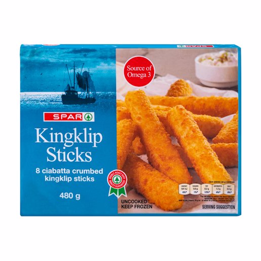 SPAR KINGKLIP FISH STICKS 480GR