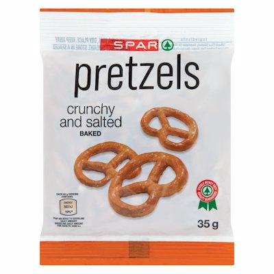 SPAR PRETZELS CRUNCHY & SALTED 35G