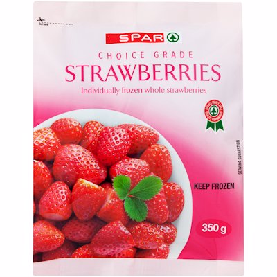 SPAR FROZEN STRAWBERRIES 350G