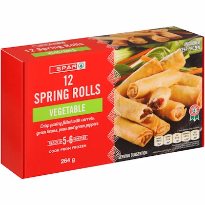 SPAR SPRING ROLL VEGETABLE 12'S