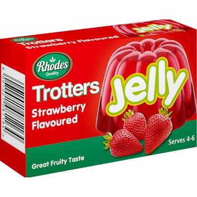 TROTTERS JELLY STRAWBERRY FLAVOUR 40GR