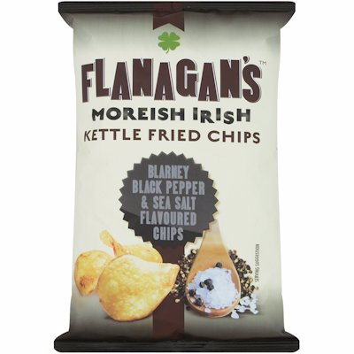 FLANAGAN'S BLACK PEPPER & SEA SALT FLAVOUR 125GR