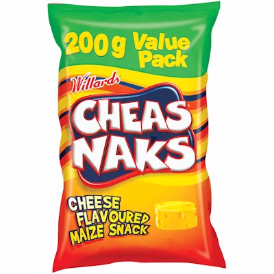 WILLARDS CHEAS NAKS CHEESE FLAVOUR 200GR