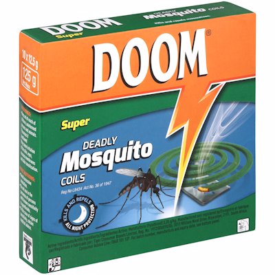 DOOM ORIGINAL MOSQUITO COILS 125GR