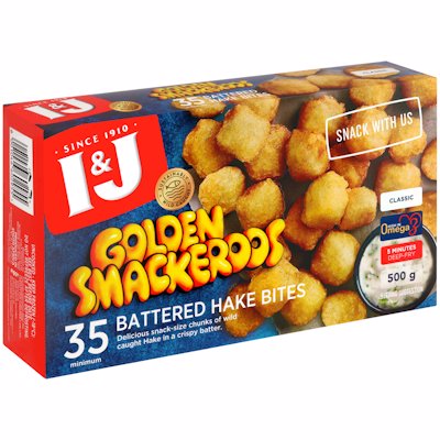 I & J GOLDEN SMACKEROOS 500GR