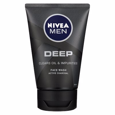 NIVEA MEN FACE WASH ACTIVE CHARCOAL DEEP 100ML