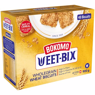 BOKOMO WEETBIX WHOLEGRAIN WHEAT BISCUITS 900GR